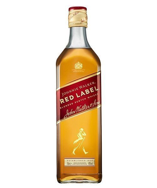 Whisky Johnnie Walker Red Label.