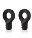 Bottle Stopper Black. Set of 2 Vacu Vin