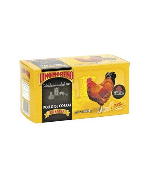 Free Range Chicken in Sauce Lino Moreno 800g.