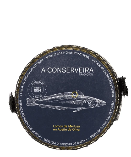 Lomos de Merluza en Aceite de Oliva A Conserveira