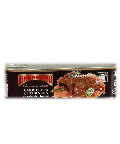 Carrillera de Ternera en Salsa de Hongos Lino Moreno