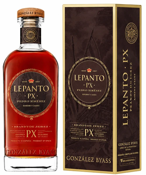 Brandy Lepanto Pedro Ximénez Solera Gran Reserva